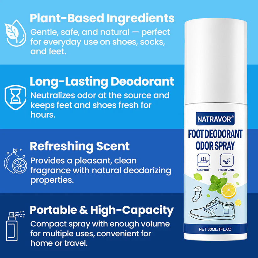 Foot Deodorant Odor Spray-QDL