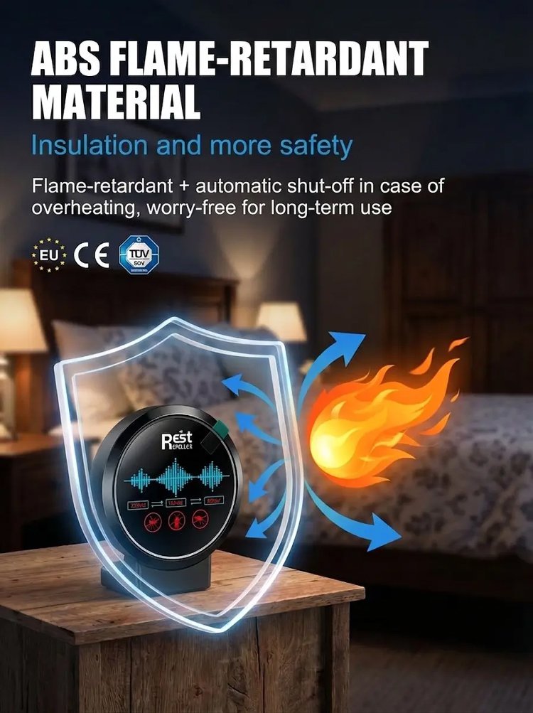 🛡️ Ultrasonic Pest Repeller | Powerful Mouse & Insect Deterrent for Home-FD6U