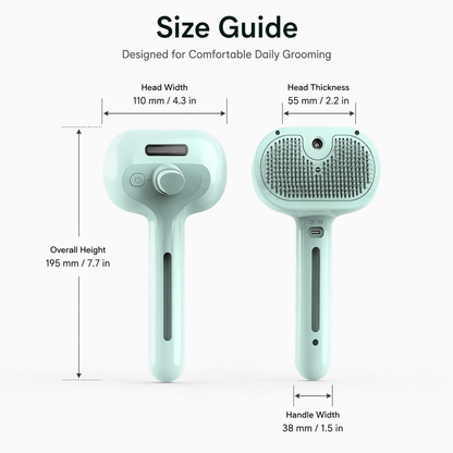Self-Cleaning Pet Grooming Brush for Less Loose Fur & Easier Daily Grooming-ASS1