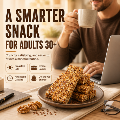 No Sucrose Flaxseed Walnut Crisps – Crunchy Snack for Smart Sugar Choices-ASS1