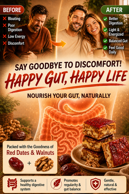 Premium Jujube Walnut Snack Bars