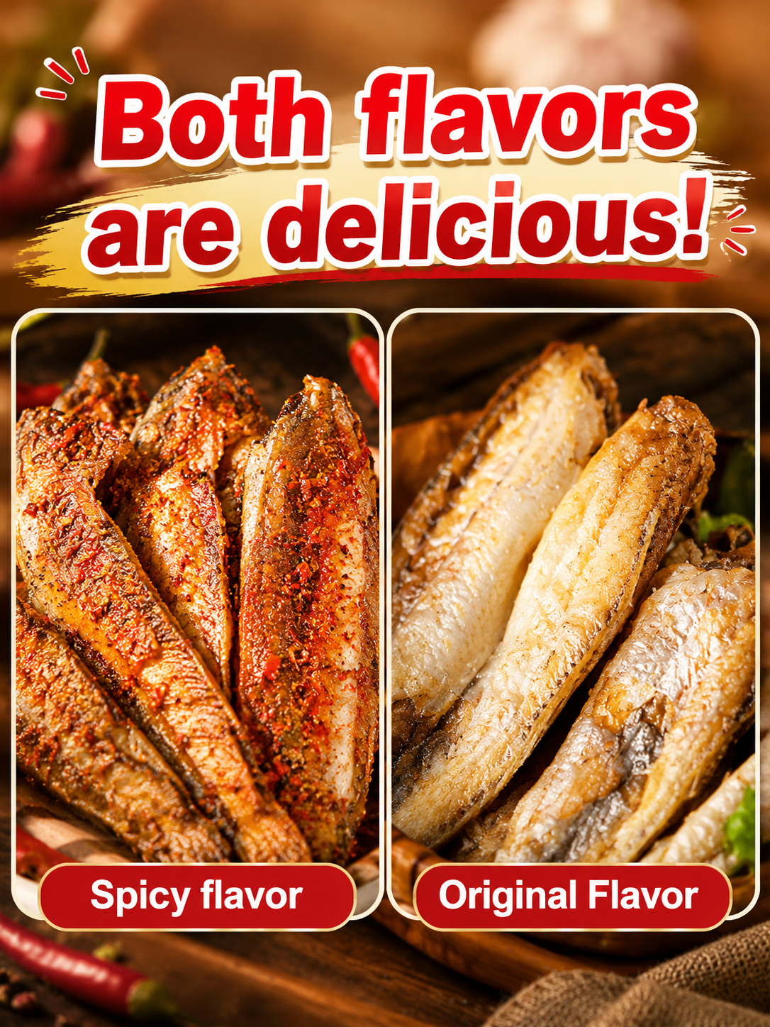 High-protein ready-to-eat deep-sea fish crisps-FD6U