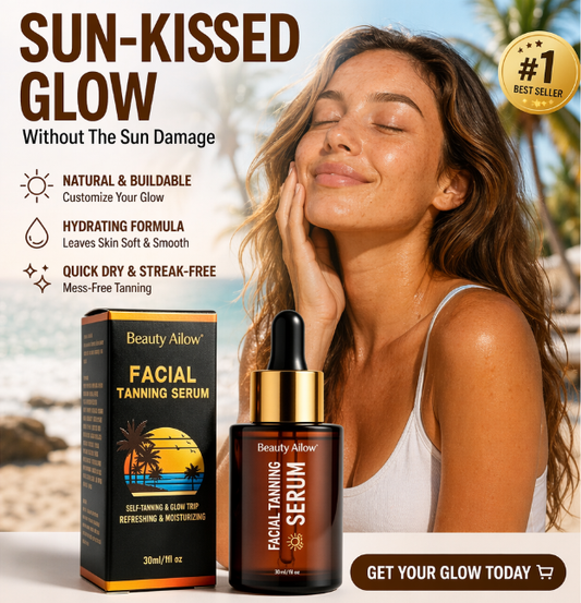 ☀️Beauty Ailow Facial Tanning Serum✨Natural Sun-Kissed Glow 💧 Lightweight & Buildable-PGL