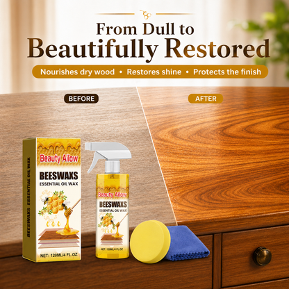 Beeswax Wood Revival Spray for Furniture Shine & Care-ASS1