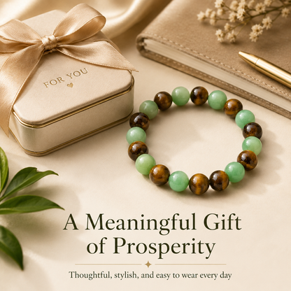 Seven Energy Wealth Meditation Bracelet | Daily Abundance, Focus & Balance-ASS1