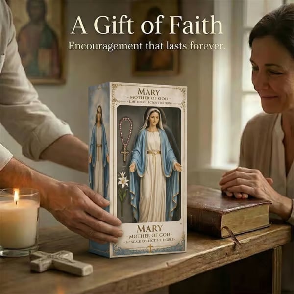 ✝️Limited Edition Virgin Mary Collectible Figure – A Sacred Keepsake of Faith & Grace-QDL