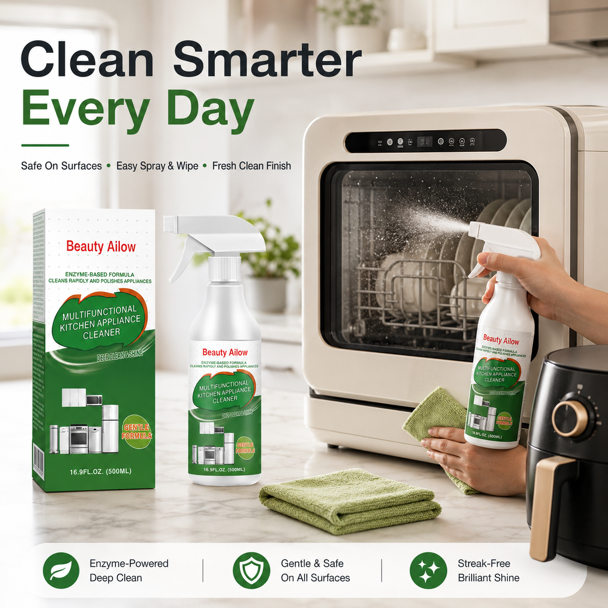 🔥Kitchen Appliance Degreasing Cleaner Spray✨ | Cuts Grease, Lifts Grime & Refreshes Surfaces Fast⚡-ASS1