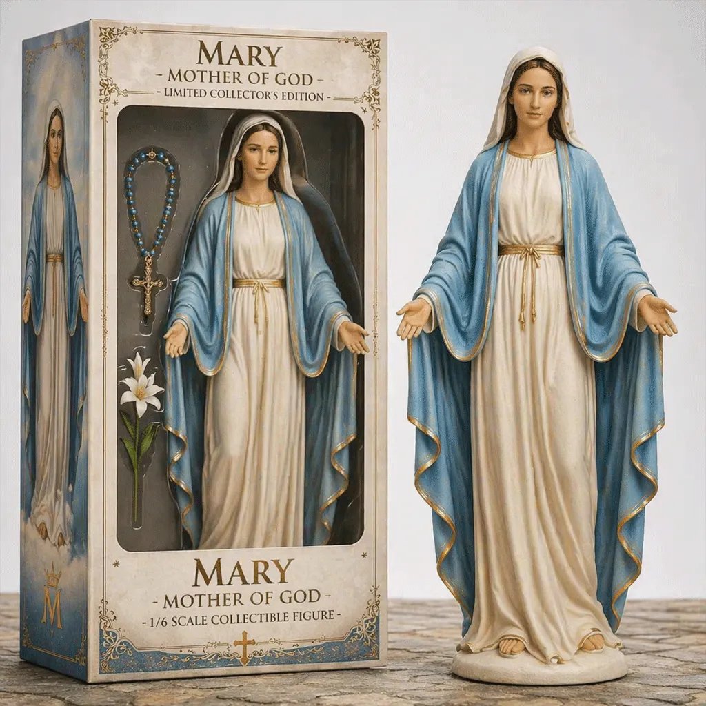 ✝️Limited Edition Virgin Mary Collectible Figure – A Sacred Keepsake of Faith & Grace-QDL