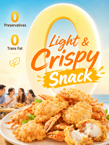 Mild Spicy Alaskan Snow Crab Crisps-FD6U