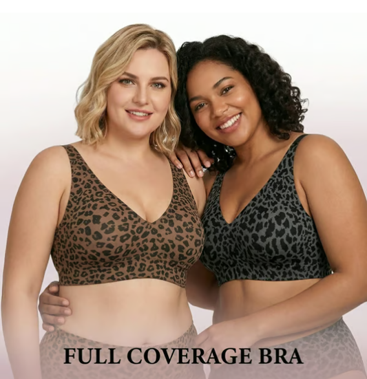 💗LAST DAY SALE 50% OFF⚡50K+ SOLD!!💕Seamless Wireless Full-Coverage Comfort Bra | Smooth Support for Everyday Wear-ASS1